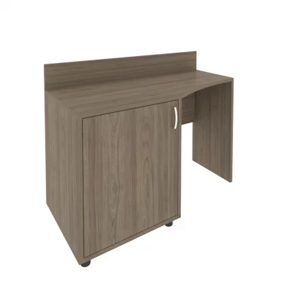 Стол (узкий) с тумбой и бортиком (левый) ЛИГХТ С-СТУ-120 Л Вяз Благородный / LIGHT_0