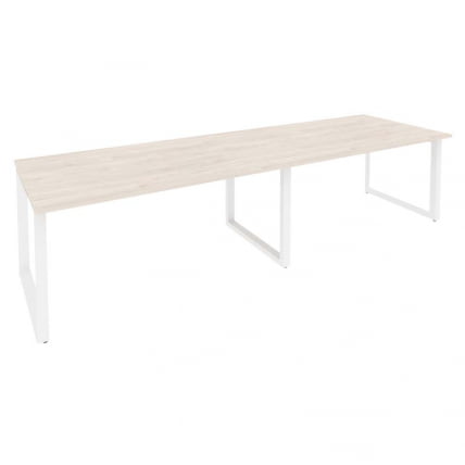 Стол переговорный (2 столешницы) ОНИКС О.МО-ПРГ-2.4 Денвер Светлый/Белый / ONIX O.MO-PRG-2.4_0