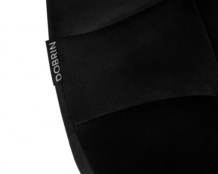 Стул барный ДОБРИН НИCОЛЕ (черные матовые ножки, черный велюр (108-77)) / DOBRIN NICOLE_7