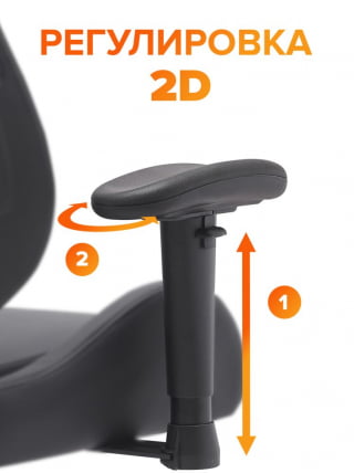 Кресло геймерское Еверпроф Пантхер Ткань Оранжевый / Everprof Panther_14