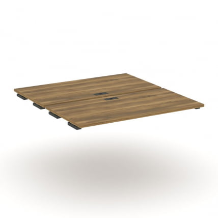 Двойной стол-приставка к двум опорным тумбам/шкафам CОНCЕПТ CН.ДСПР-007 Сандал Янтарный Антрацит / CONCEPT CN.DSPR-007_0