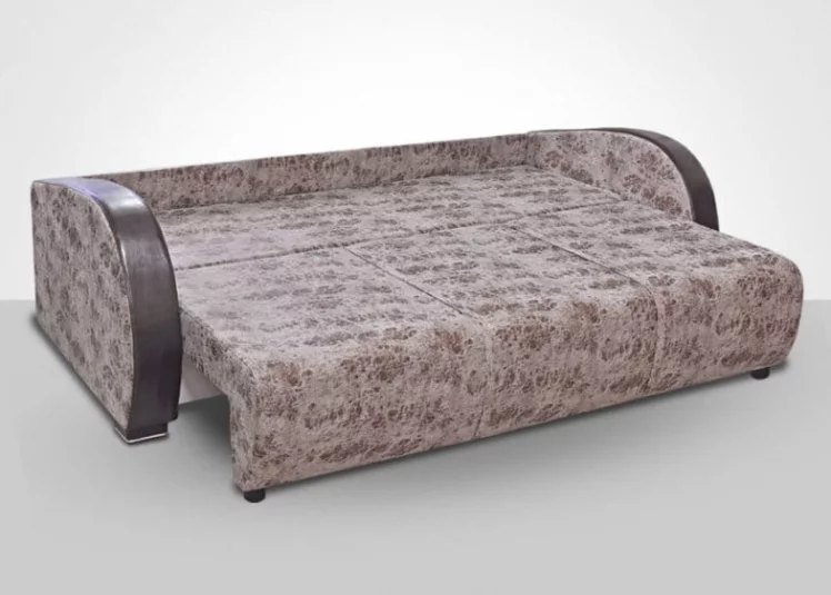 Диван-кровать Европа-1 вензель серый арена черная рогожка в1_2