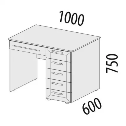Стол компьютерный Тиффани 93.26_1