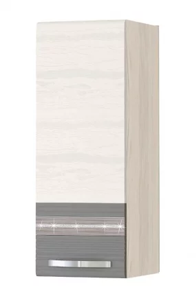 Шкаф кухонный (лев/прав) Графит 74.07 Сосна Астрид /Ваниль/Графит_0