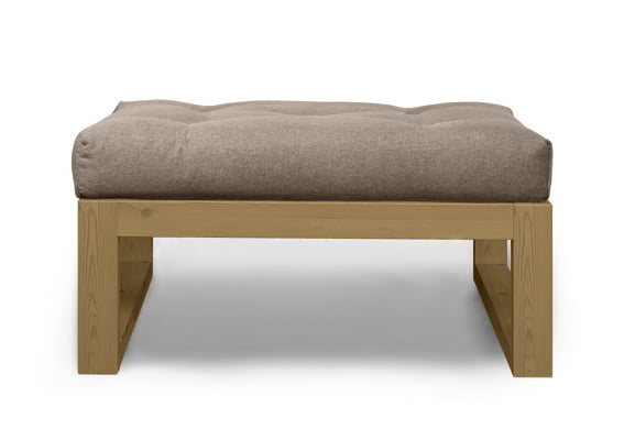 Пуфик Демоку СТ бежевый-холодный серый / Demoku_0