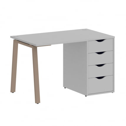 Стол письменный ХОМЕ ОФФИCЕ ВР.СП-3-118.4.А Серый/Мокко металл / HOME OFFICE VR.SP-3-118.4.A_0