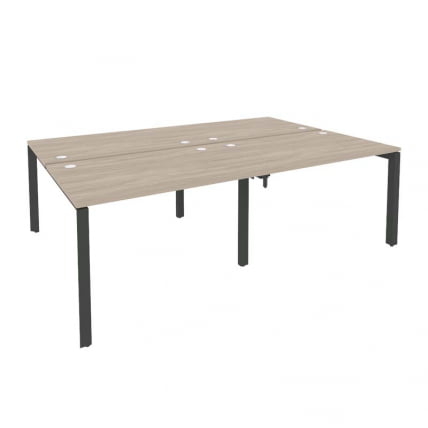 Рабочая станция на П-образном м/к ОНИКС О.МП-Д.РС-4.2.8 Дуб Аттик/Антрацит / ONIX O.MP-D.RS-4.2.8_0