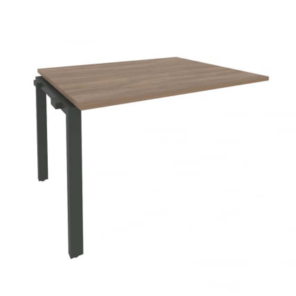 Проходной наборный элемент переговорного стола ОНИКС О.МП-НПРГ-2 Дуб Аризона/Антрацит / ONIX O.MP-NPRG-2_0