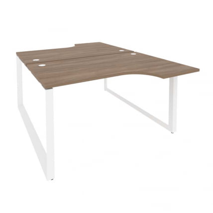 Рабочая станция на О-образном м/к ОНИКС О.МО-Д.СА-2 Дуб Аризона/Белый / ONIX O.MO-D.SA-2_0