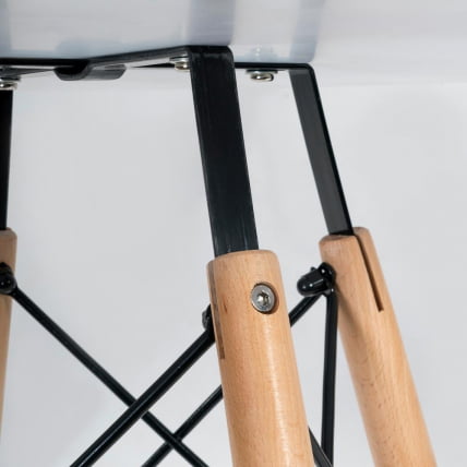 Стол CИНДЙ НЕКСТ (мод. 70-80 МДФ) металл/мдф/бук, Д80х75см, белый/натуральный / CINDY NEXT (mod. MDF) D80х75см,_7