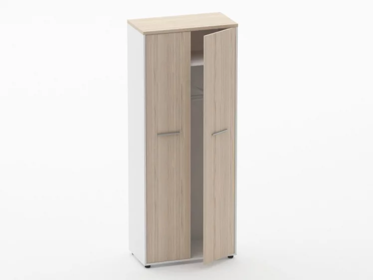 Шкаф для одежды 4 широкий Дека 10.19.301 Туя/Белый / Deka_1
