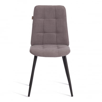 Стул обеденный Асти флок , 47х54х86, серый, 29 / Asti_4