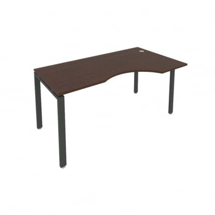 Стол письменный МЕТАЛ СЙСТЕМ Б.СА-1 Пр Венге/Антрацит / METAL SYSTEM_0