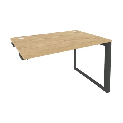 Стол-приставка на О-образном м/к к опорным элементам ОНИКС О.МО-СПР-2.8 Тиквуд Светлый/Антрацит / ONIX O.MO-SPR-2.8_0