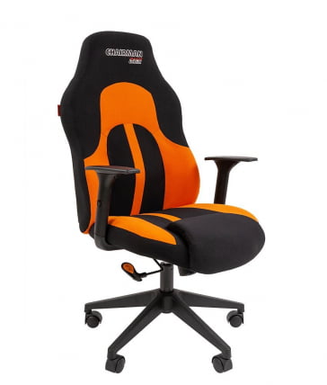 Кресло для геймеров CХАИРМАН ДРАЙВ (ГАМЕ) 11 Черный-оранжевый / CHAIRMAN (GAME)_0