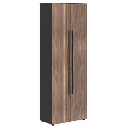 Шкаф с глухими дверьми ВЕЛИОН ВЕНЕЕР ВРХCС 80.1 Американский орех Яшма черная / VELION VENEER VRHCS_0