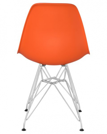 Стул обеденный ДОБРИН ДСР (ножки хром, цвет оранжевый (О-02)) 4 шт / DOBRIN DSR (O-02))_5