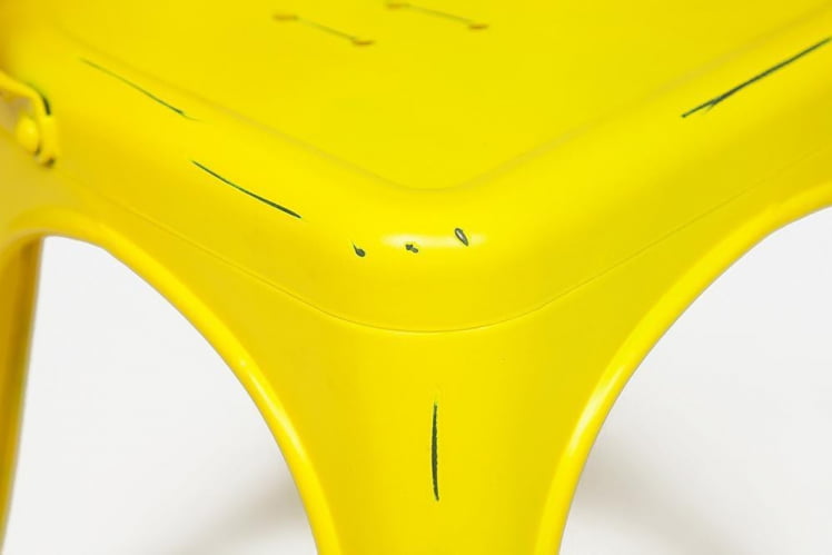 Стул ЛОФТ CХАИР (мод. 012) металл, 45*35*85см, желтый/йеллов винтаге / LOFT CHAIR (mod. желтый/yellow vintage_4