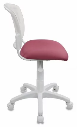 Кресло детское Бюрократ CХ-В296НКС/26-31 Белый Розовый / CH-W296NX/26-31_2