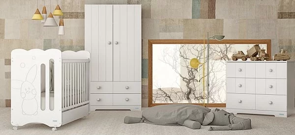 Кровать Микуна Копито 120кс60 Вхите / Micuna Copito 120x60 White_1