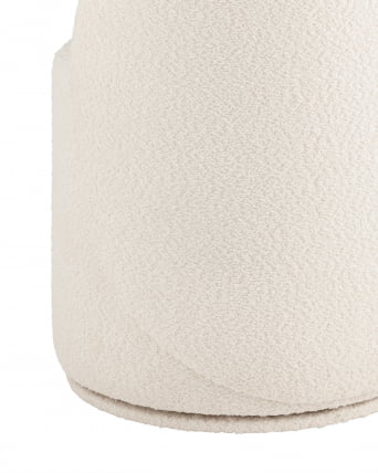 Пуф Лореен вращающийся букле Белый / Loreen_6