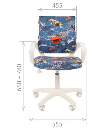 Детское кресло CХАИРМАН КИДС 103 Машинки / CHAIRMAN KIDS_1