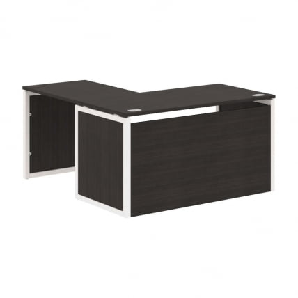 Стол письменный угловой правый КСТЕН-КП КСКПCТ 1415Х Р Дуб Юкон Белый / XTEN-QP XQPCT 1415H R_0