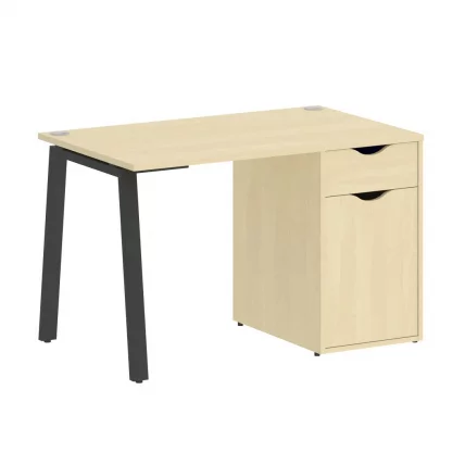 Стол письменный ХОМЕ ОФФИCЕ ВР.СП-3-118.1.А Клен/Антрацит металл / HOME OFFICE VR.SP-3-118.1.A_0