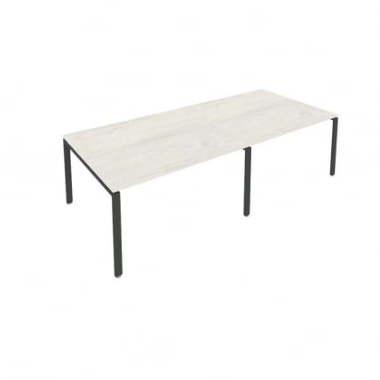 Переговорный стол (2 столешницы) Метал Сйстем Б.ПРГ-2.3 Наварра/Антрацит / Metal System_0