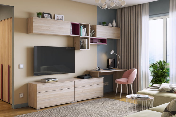 Полка-вкладыш 46 УЛ.46-М фуксия / UL.46-M_2