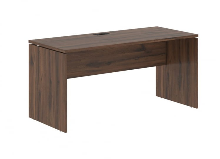 Стол письменный ЕДИС ЕДСТ 1567 Дуб Денвер темный Черный / EDIS EDST_0