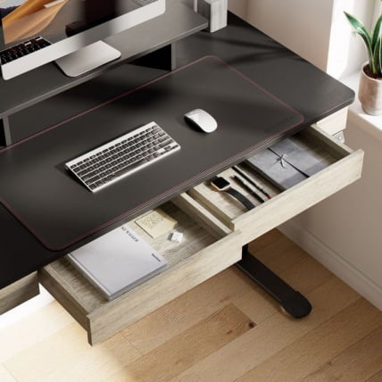 Стол для компьютера c электрической регулировкой по высоте и 2 ящиками ЕУРЕКА ЕРК-ЕД-И47-ОГ / c EUREKA ERK-ED-I47-OG_12