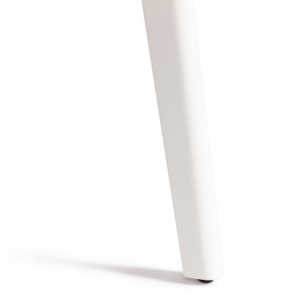 Стол обеденный СВЕЛТО ЛДСП, опора-массив березы, 105 х 105 (140) х 74.5 см, Дуб Вотан/белый / SVELTO_11