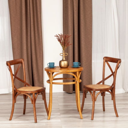 Стол ТХОНЕТ (мод.Т9151) дерево вяз, 60х75 см, Груша (№3) / THONET (mod.T9151)_5