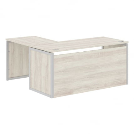 Стол письменный угловой правый КСТЕН-КП КСКПCТ 1615Х Р Сосна Эдмонт Серый / XTEN-QP XQPCT 1615H R_0