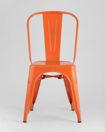Стул ТОЛИКС с высокой спинкой Оранжевый глянцевый / TOLIX_2