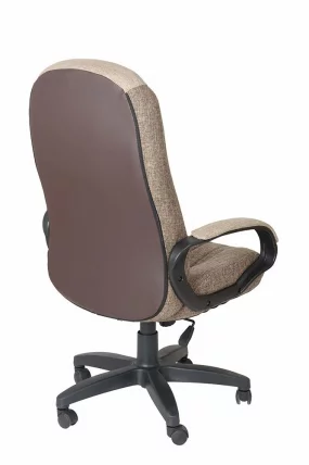 Кресло офисное Гармония ХОМЕ ткань КФ-31/32 Серо-коричневая / HOME_2