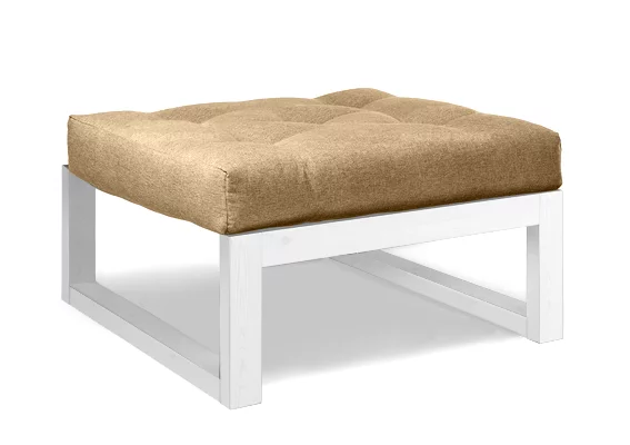 Пуфик Демоку СТ бежевый_белый / Demoku_0