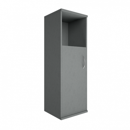 Шкаф средний узкий левый Рива А.СУ-2.1 Л Серый / Riva_0