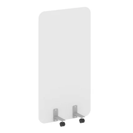 Перегородка на металлических опорах, на роликах Р-лине ДП.Р-80-150 Белый / R-line DP.R-80-150_0