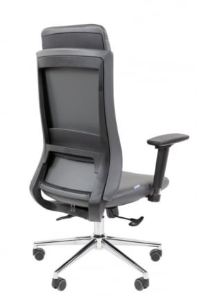 Офисное кресло CХАИРМАН 500 ЛЮКС (ЛУКС) ЭКО экокожа Серый / CHAIRMAN (LUX)_19