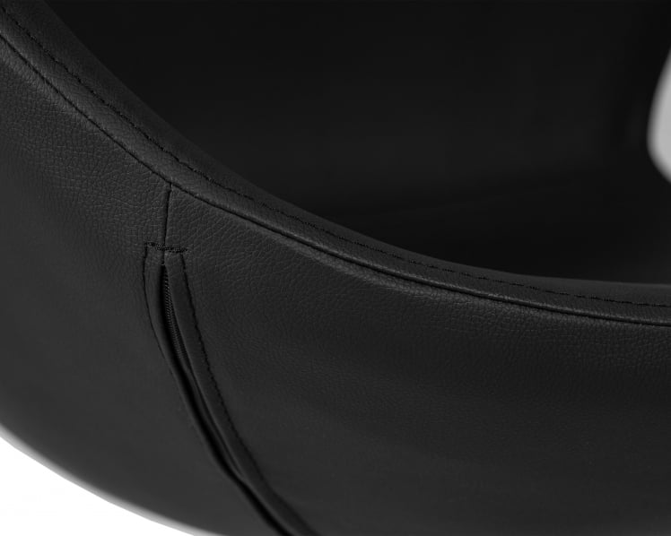 Кресло дизайнерское ДОБРИН СВАН Черный кожзам П13 / DOBRIN SWAN P13_6