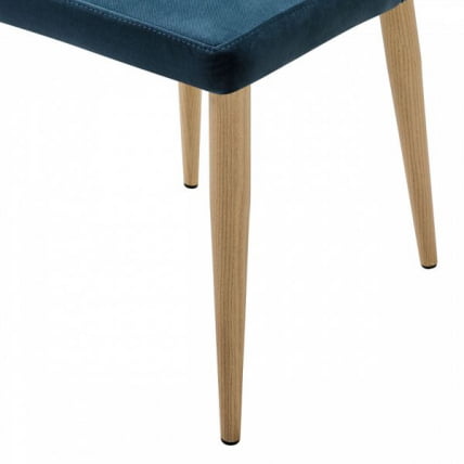 Стул Ален Диаг блуе/нат.дуб / Alen Diag blue/нат.дуб_3