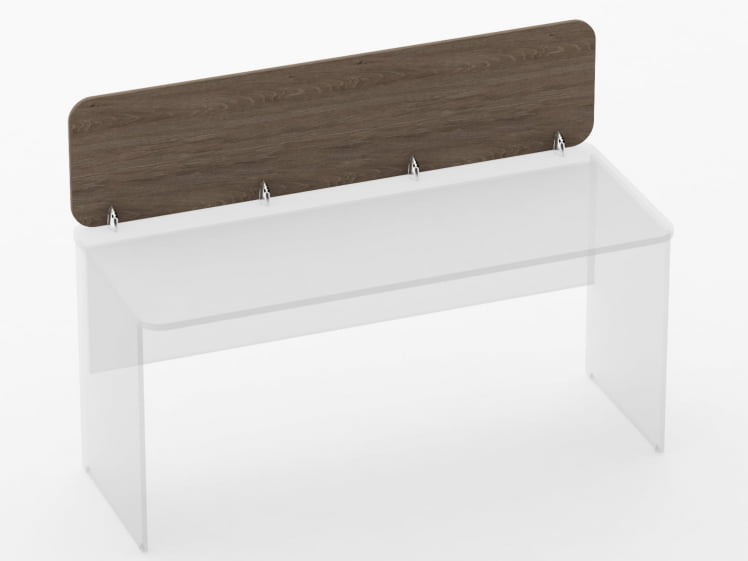 Экран разделительный прямой Глассй 5.14.16 Дуб Верцаска / Glassy_0