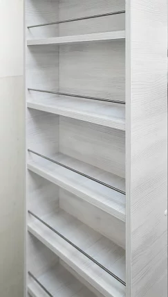 Поворотный шкаф Драйв Шелф (правый) Беленый дуб_4