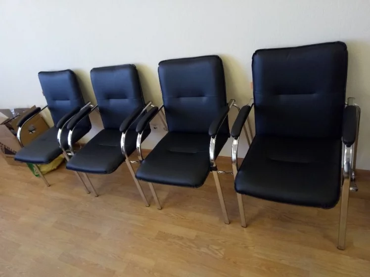 Кресло посетителя CХАИРМАН 850 Терра 118 черный / CHAIRMAN Terra_12