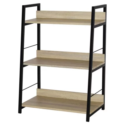Стеллаж на металлокаркасе БРАБИКС ЛОФТ СХ-002 Дуб натуральный / BRABIX LOFT SH-002_1