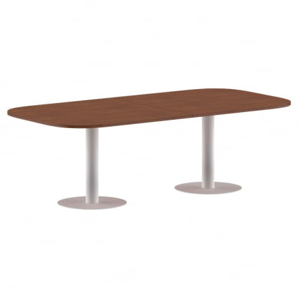 Конференц-стол на 6-8 человек ИМАГО ПРГ-8 Орех Французский-белый / IMAGO_0