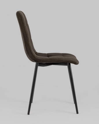 Стул Оливер велюр Темно-коричневый / Oliver_2