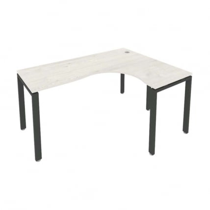 Стол письменный МЕТАЛ СЙСТЕМ БП.СА-4 Пр Наварра/Антрацит / METAL SYSTEM_0